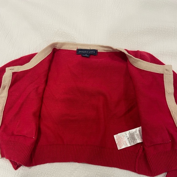 Pumpkin Patch red cardigan - Picture 2 of 4